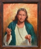 Jesus Come To Me -  Framed Oil on Board